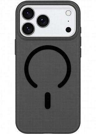 Чехол pc matte color with magnetic fit для apple iphone 16 (6.1") black