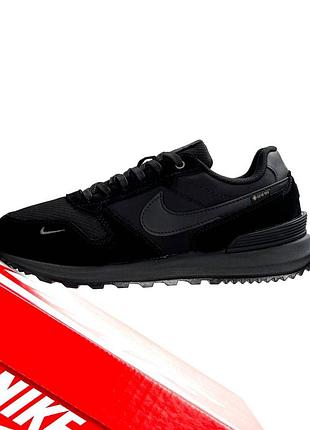 Nike phoenix waffle gtx all black 4