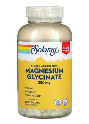 Solaray magnesium glycinate 350 mg 240 капсул