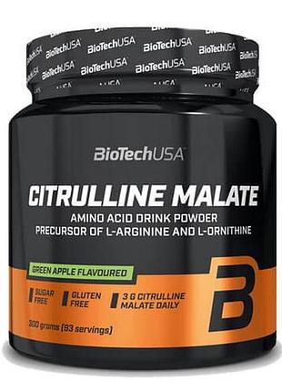 Biotech citrulline malate 300 g лайм