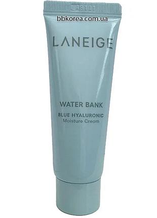 Миниатюра гиалуронового увлажняющего крема пробник laneige water bank blue hyaluronic moisture cream