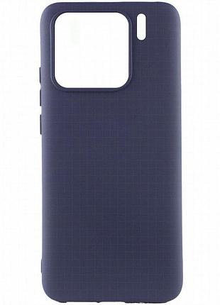 Чехол silicone cover lakshmi (aaa) для xiaomi 15 pro темно-синий / midnight blue