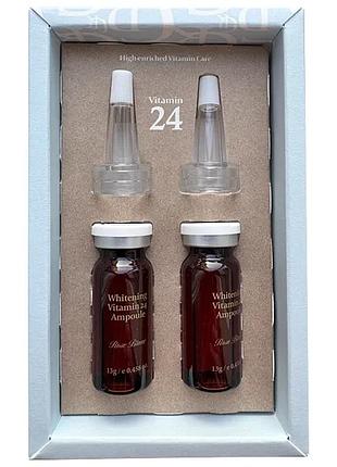 Точкова високоефективна сироватка з вітаміном с cheondangdam rose whitening vitamin 24 ampoule