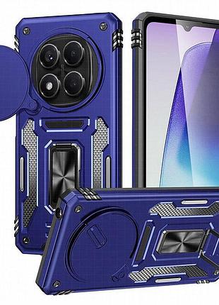 Ударопрочный чехол camshield army ring для xiaomi redmi note 15 pro+ 5g / poco m8 pro 5g синий / navy