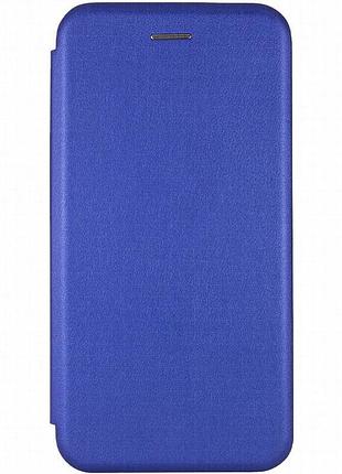 Кожаный чехол-книжка classy для xiaomi redmi note 14 pro 4g синий