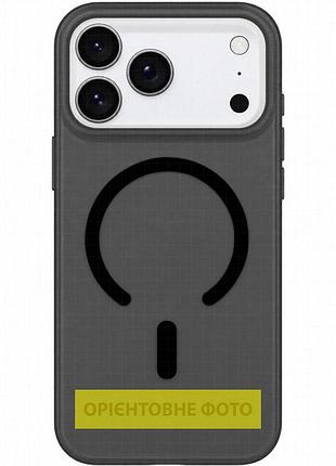 Чехол pc matte color with magnetic fit для apple iphone 16 pro (6.3") black