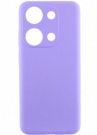 Чехол silicone cover lakshmi full camera (aaa) для xiaomi redmi note 13 4g сиреневый / dasheen