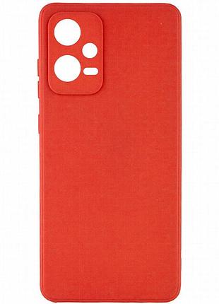 Силиконовый чехол candy full camera для xiaomi poco x5 5g / note 12 5g красный / camellia