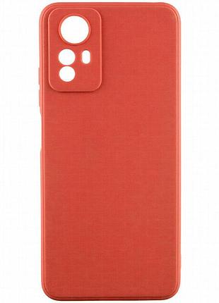 Силиконовый чехол candy full camera для xiaomi redmi note 12s красный / camellia