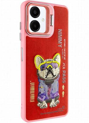 Tpu+pc чехол friends для samsung galaxy a06 pink dog