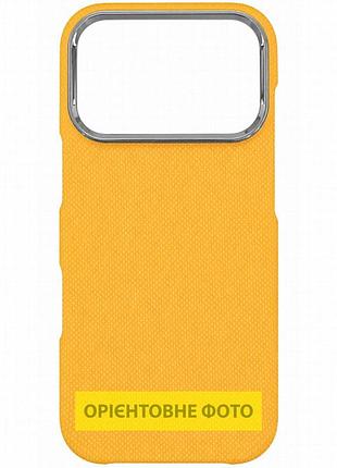 Чехол pc carbon protection slim with magnetic fit для apple iphone 17 (6.3") orange