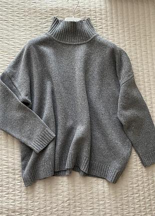 Max mara 🩶 релакс светр сірий м/л 5