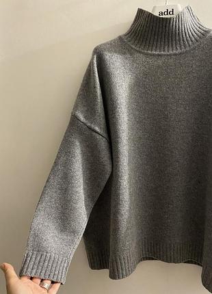 Max mara 🩶 релакс светр сірий м/л 8