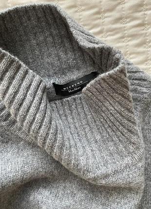 Max mara 🩶 релакс светр сірий м/л 3