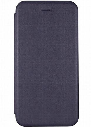 Кожаный чехол-книжка classy для nokia c31 темно-синий
