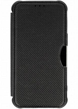 Кожаный чехол-книжка getman razor (pu) для xiaomi redmi 13c / poco c65 black