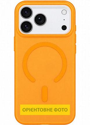 Чехол pc matte color with magnetic fit для apple iphone 16 pro max (6.9") orange