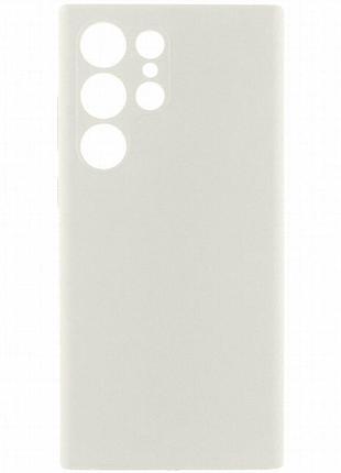 Чехол silicone cover lakshmi full camera (aaa) для samsung galaxy s23 ultra белый / white