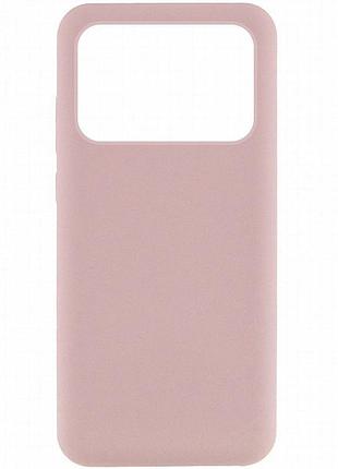 Чехол silicone cover lakshmi (aaa) для xiaomi poco x6 pro розовый / pink sand