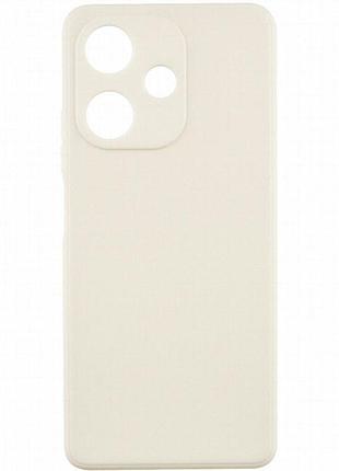 Силиконовый чехол candy full camera для infinix hot 30 бежевый / antique white