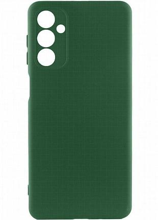Чехол silicone cover lakshmi full camera (a) для samsung galaxy m14 5g зеленый / dark green