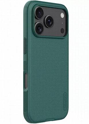 Чехол nillkin matte pro для apple iphone 17 pro max / 18 pro max (6.9") зеленый / deep green