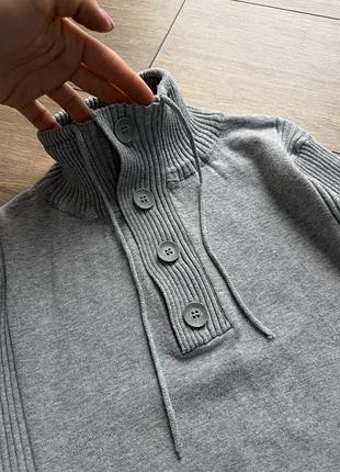 Кофта водолазка сіра zara 5