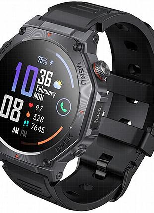 Смарт-часы hoco y37 smart sports watch (call version) black
