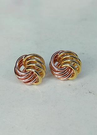 Жіночі сережки bronze milor italy