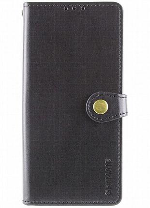 Кожаный чехол-книжка getman gallant (pu) для oppo a60 4g черный