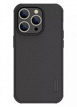 Чехол nillkin matte pro для apple iphone 14 pro max (6.7") черный / black