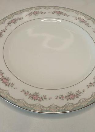 Коллекционная винтажная тарелка noritake rose china r103, япония (1940-1950 р). вынтаж фарфор япония