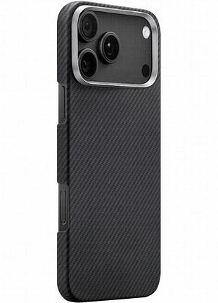 Чехол pc carbon protection slim with magnetic fit для apple iphone 17 pro max / 18 pro max (6.9") black