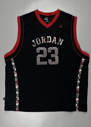 Майка чоловіча jordan 23 jersey yout чорна xxl