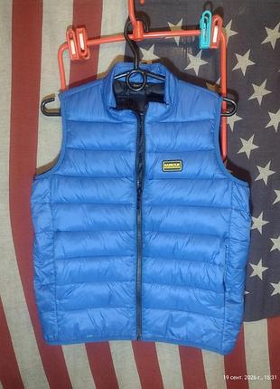 Жилет barbour international синя, розмір s, xs