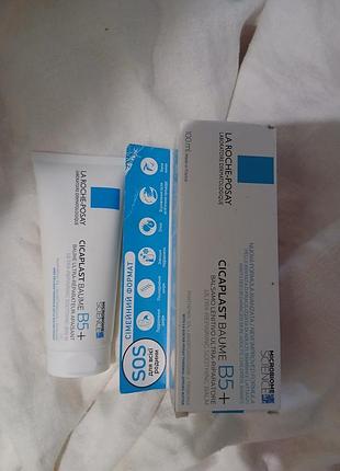 Крем для обличчя la roche-posay cicaplast baume b5+ відновлювальний заспокійливий бальзам, 100мл новий оригінал