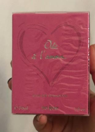 Туалетна вода ода любові ів роше, ode a l'amour yves rocher 30 мл, ода любви ив роше