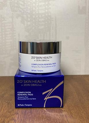Серветки для очищення обличчя zo skin health complexion renewal pads