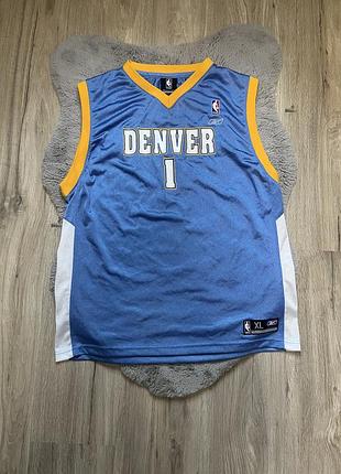 Reebok nba denvern nuggets майка