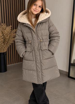 Zara зимняя курточка 9-10роков куртка пальто