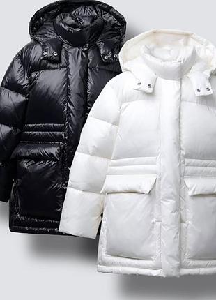 Пуховик zara 11-12 13-14 років