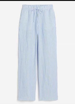 Брюки в пижамном стиле h&amp;m 3