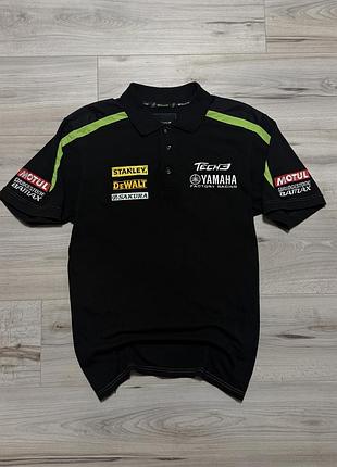 Гоночна поло футболка ямаха yamaha tech 3 factory racing, m, оригінал