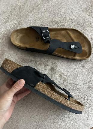 Шльопанці чоловічі birkenstock чорні, розмір 43