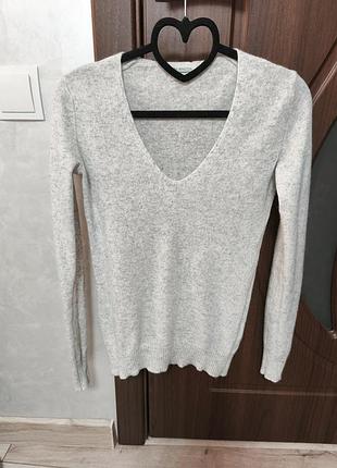 Ніжний джемпер benetton з кашеміром (cashmere blend), розмір xs