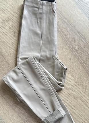 Лосіни та легінси жіночі zara утеплені молочні