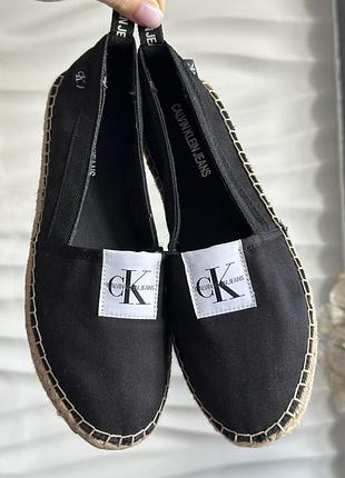 Еспадрильї calvin klein jeans чорні 2