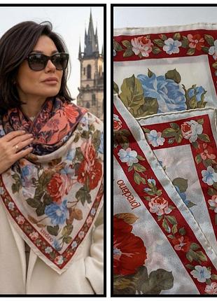 Платок на осень шелк украинский
