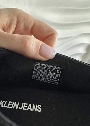 Еспадрильї calvin klein jeans чорні 4