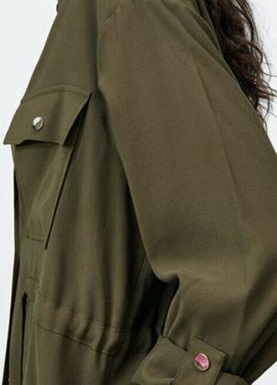 Рубашка -туніка плаття -рубашка zara, m-l 4